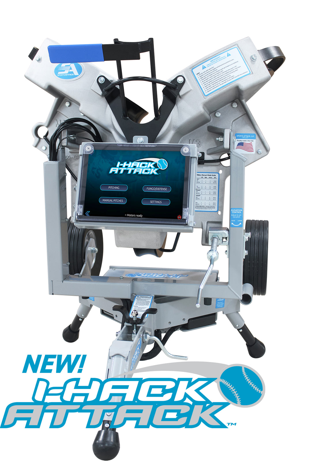 I-Hack Attack Softball Pitching Machine - Image 1