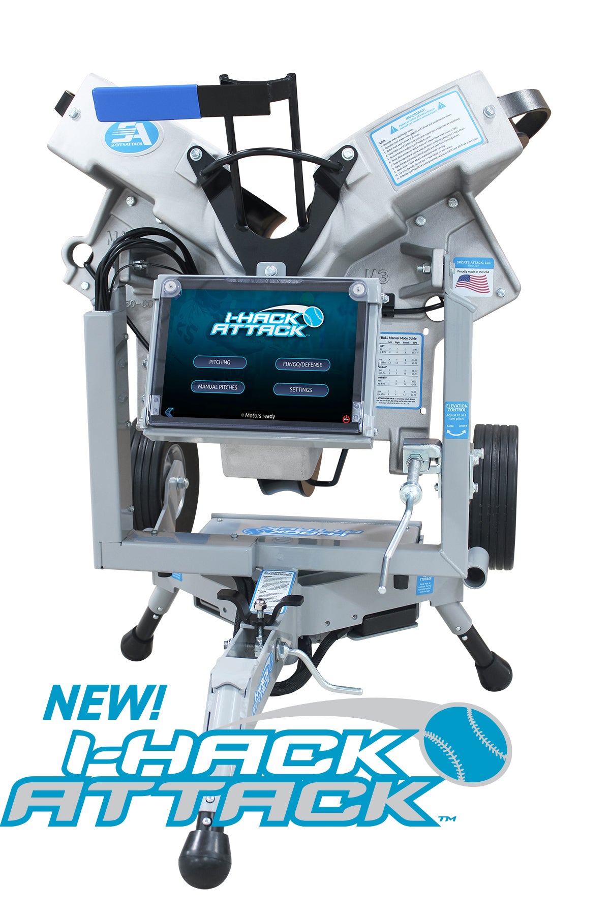 I-Hack Attack Softball Pitching Machine - Image 1