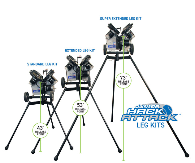Junior Hack Attack Baseball Super Extended Legs, set of 3 - Image 2