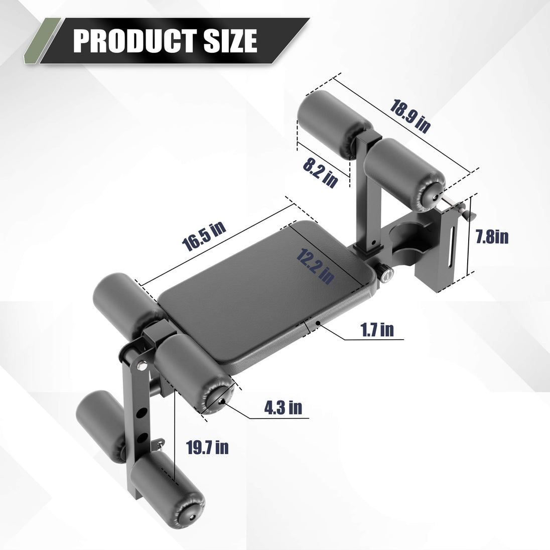 Major Fitness Rack Mounted Leg Extension