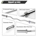 Major Fitness 4ft Olympic EZ Curl Barbell