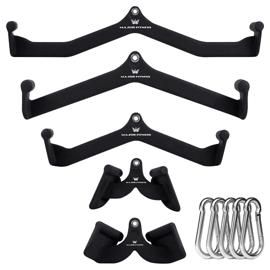 Major Fitness 5pcs Cable Lat-Pull-Down Bar Combo