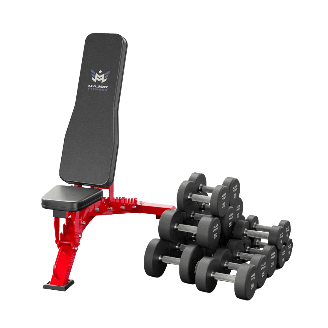 Major Fitness Adjustable Bench | 1300Lbs Capacity Weight Bench PLT01