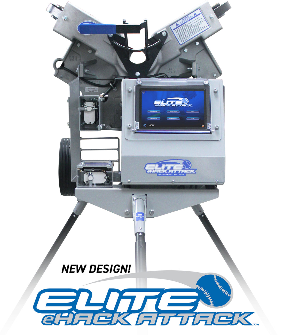Elite e-Hack Attack Baseball Pitching Machine - Image 1