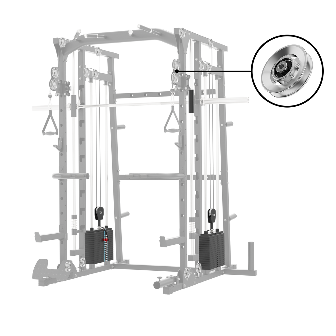 Major Fitness Aluminum Pulley & Weight Stack Bundle