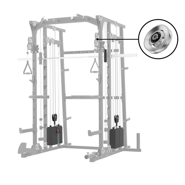 Major Fitness Aluminum Pulley & Weight Stack Bundle