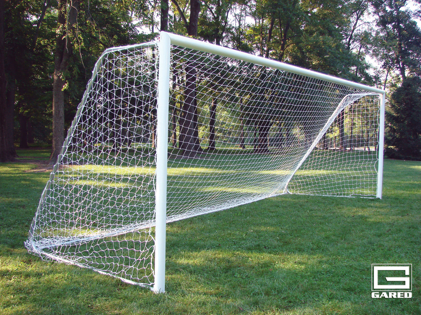 GARED PERFORMANCE Soccer Goal Touchline All-Star II Round-Frame Soccer Goal, 7′ x 21′ SGRD721PT