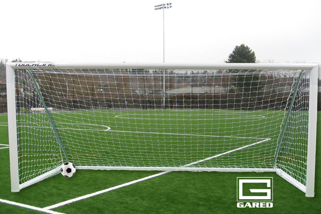 GARED PERFORMANCE Soccer Goal Touchline Striker Round-Frame Aluminum Soccer Goal, 8′ x 24′ SGRD824SPT