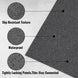 Major Fitness Rubber Flooring Gym Mats 0.31" Thickness