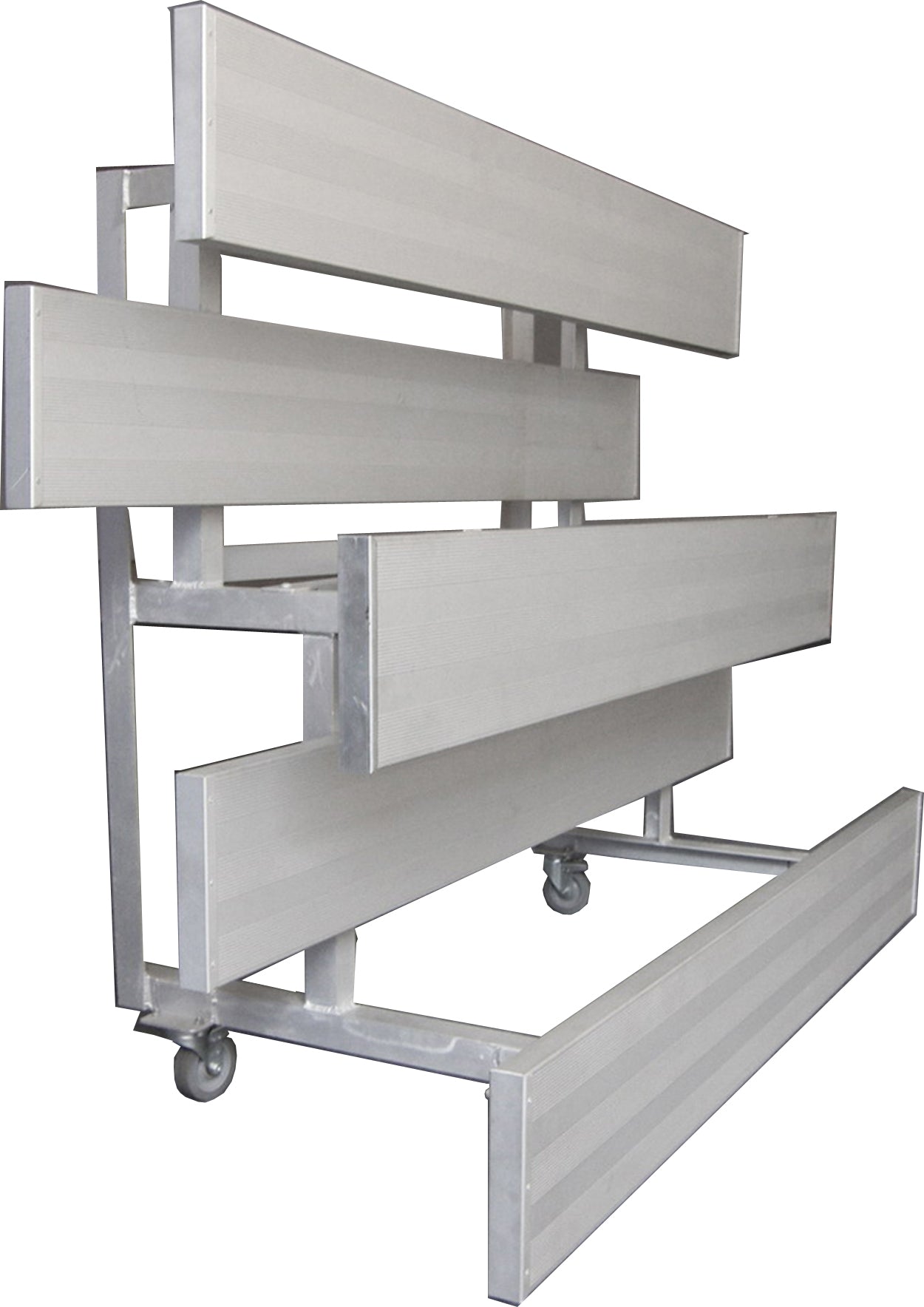 GARED PERFORMANCE Bleacher Seating Spectator Tip n’ Roll 21′ Bleacher, 2 Row TRB0221