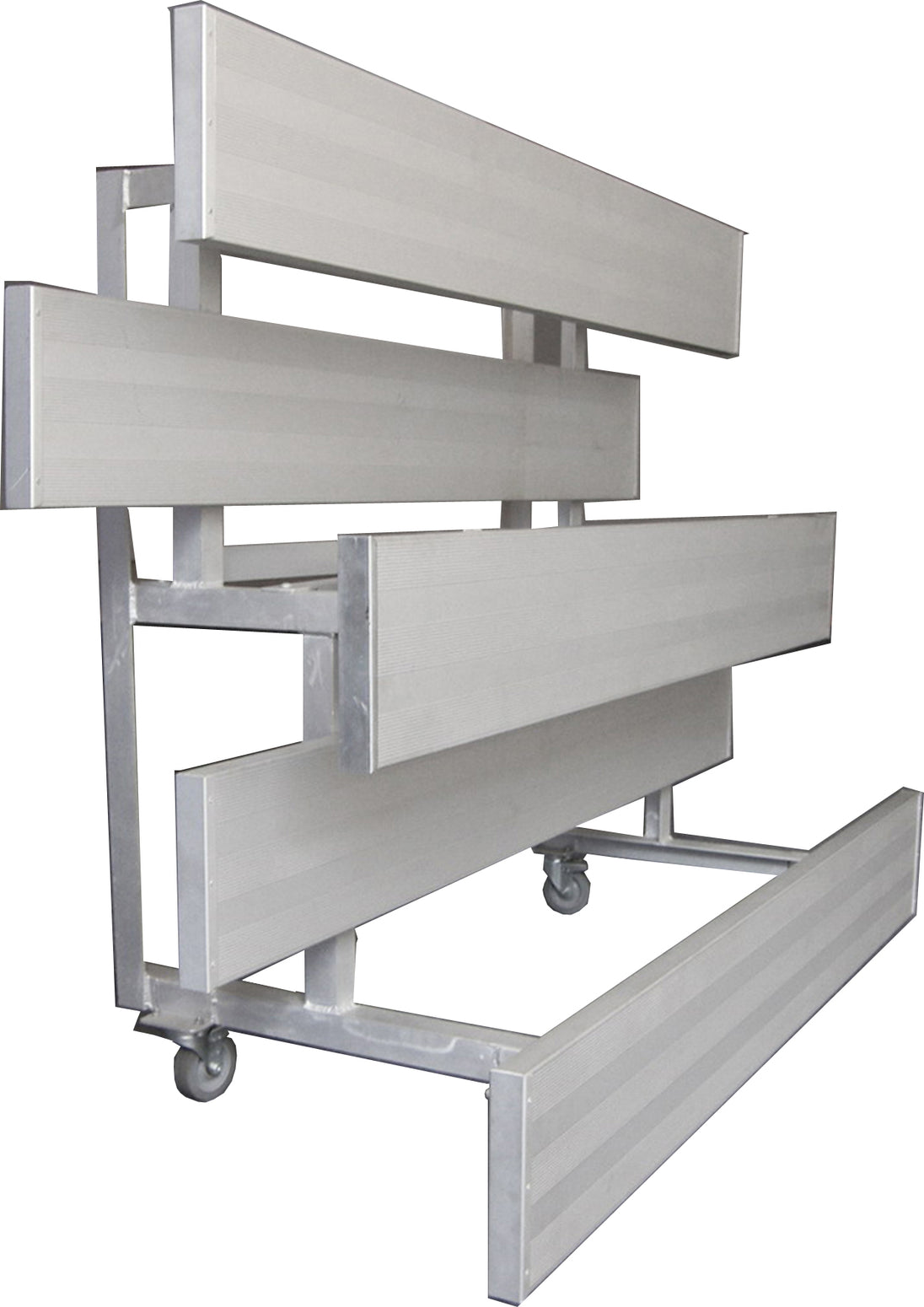 GARED PERFORMANCE Bleacher Seating Spectator Tip n’ Roll 7′ 6″ Low Rise Bleacher, 3 Row TRB0308LR