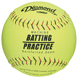 Softball 12″ Leather Yellow with Kevlar® Seams - Image 1