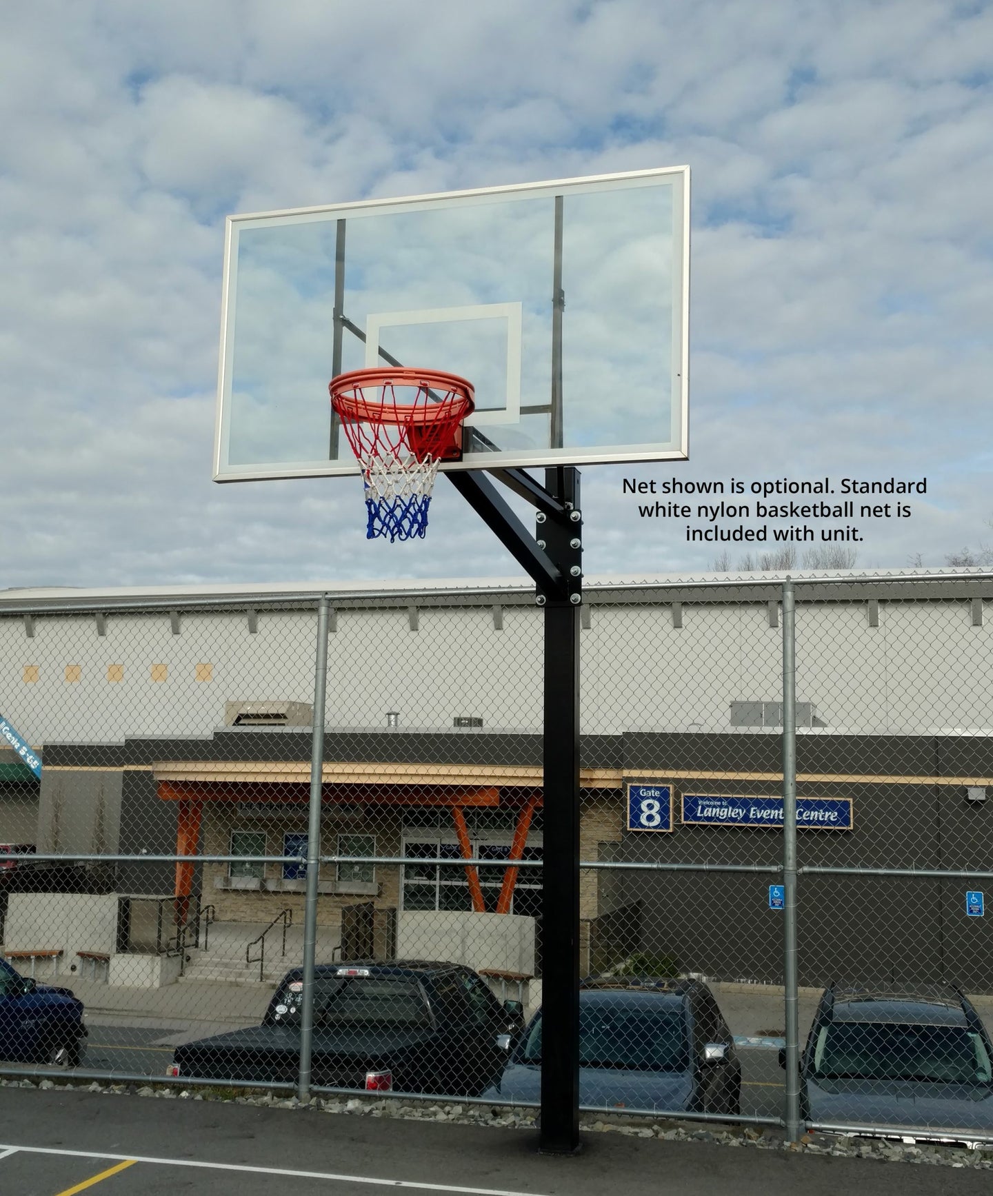GARED PERFORMANCE Basketball Equipment Endurance ® Polycarbonate Playground Basketball System GP105PC72