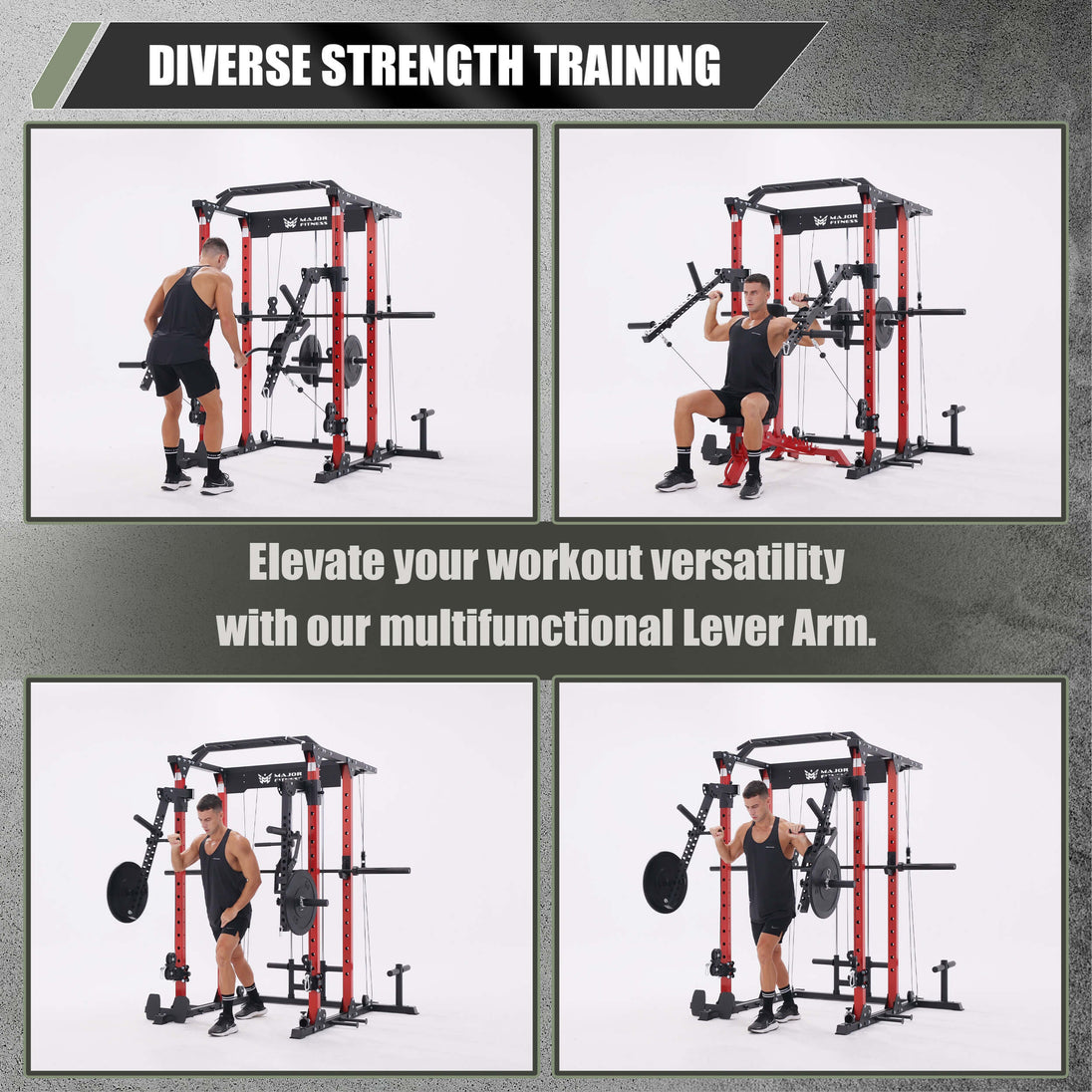 Major Fitness Lever Arms
